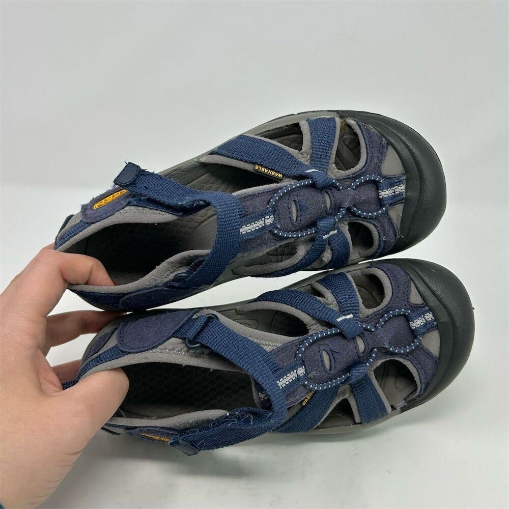 Keen Youth Venice H2 Sandals Blue/Gray Size 3 Waterproof Outdoor Kids - Picture 10 of 14